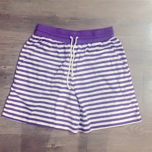 Vintage 1980’s striped shorts 💜